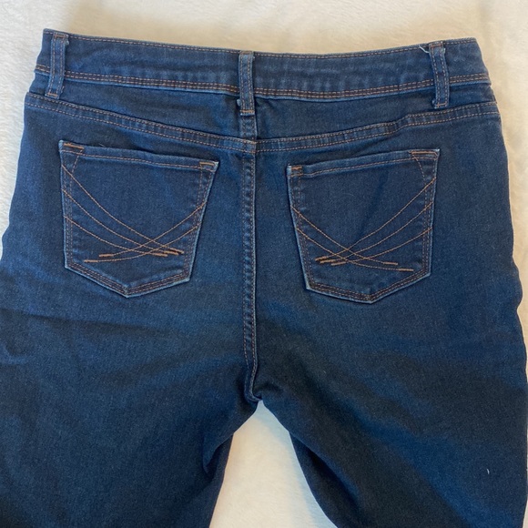 Simply Vera Vera Wang Skinny Dark Wash Jeans - Picture 3 of 7